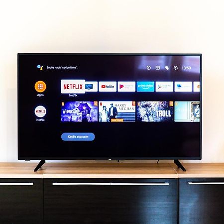 Moderne Dachgeschosswohnung - Parkplatz - Netflix Coburg Exterior foto